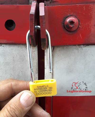 precinto plastico padlock seal 160-4 como usarlo