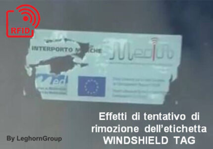 etiqueta windshield tag rfid uhf